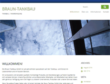 Tablet Screenshot of braun-tankbau.de